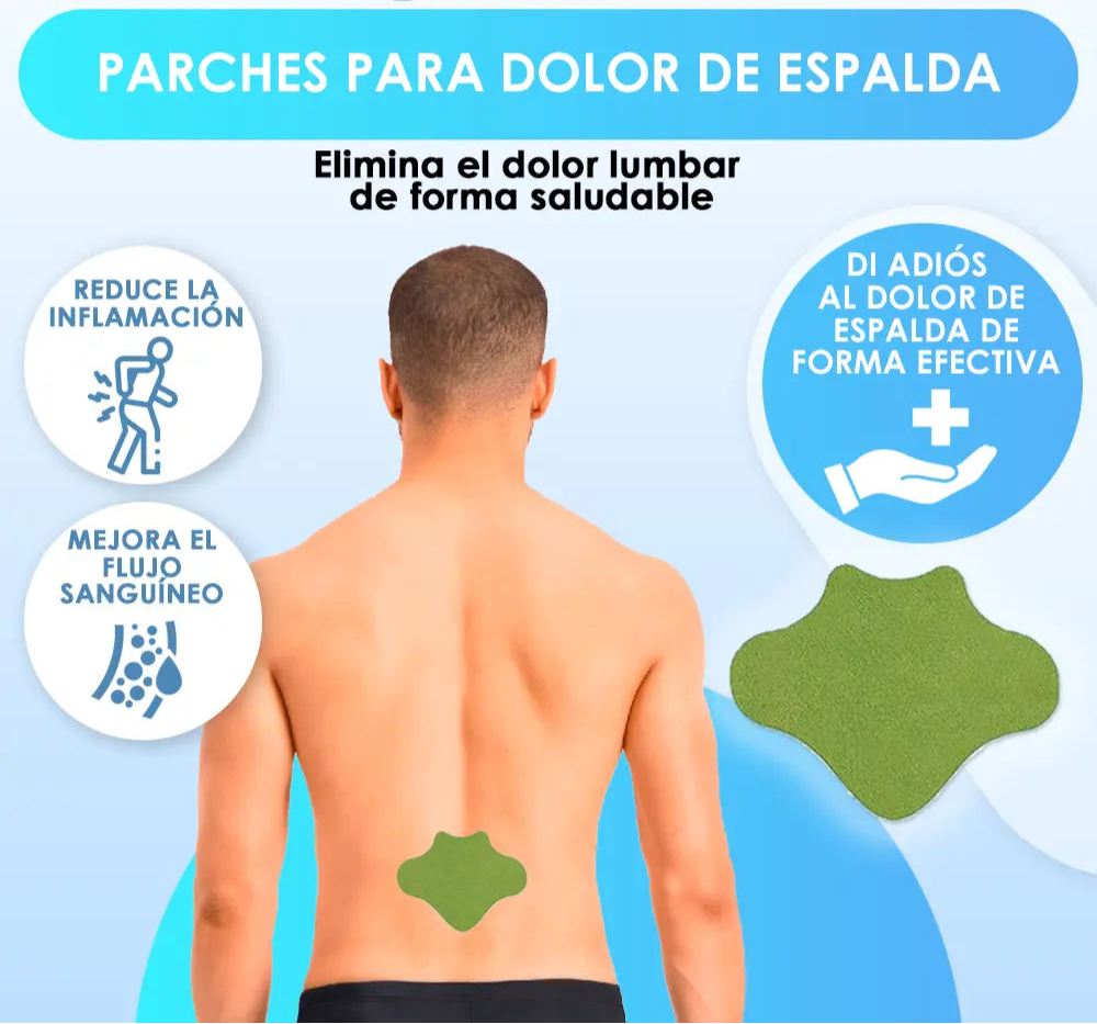 PARCHES NATURALES PARA EL DOLOR DE ESPALDA  - BACKPAIN