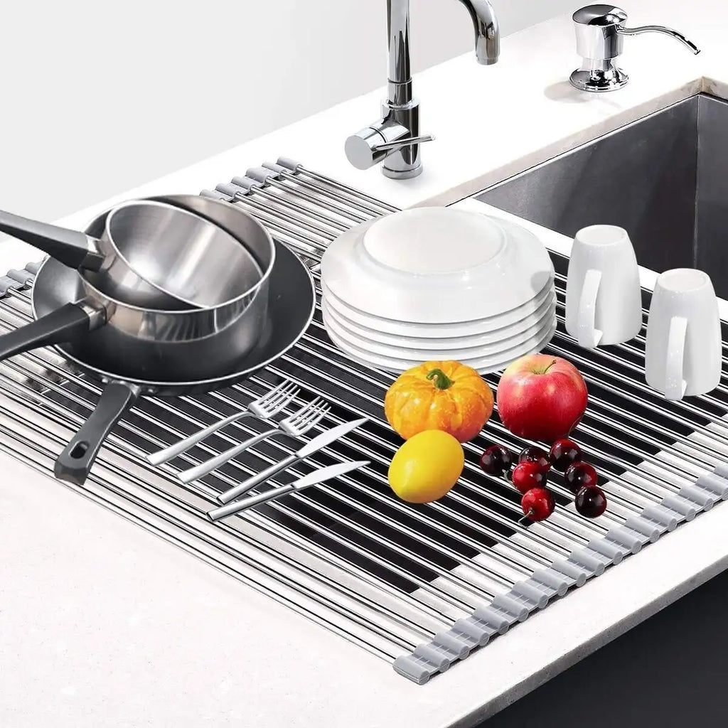 ESCURRIDOR PLEGABLE DE ACERO INOXIDABLE - KITCHEN ROLL™