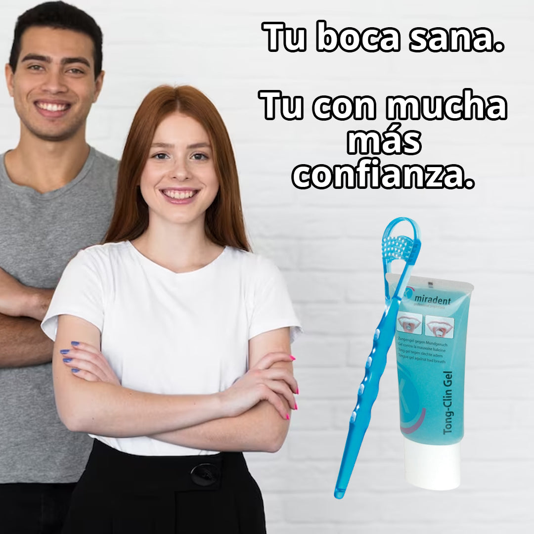 Gel BuenAliento® + Limpiador lingual