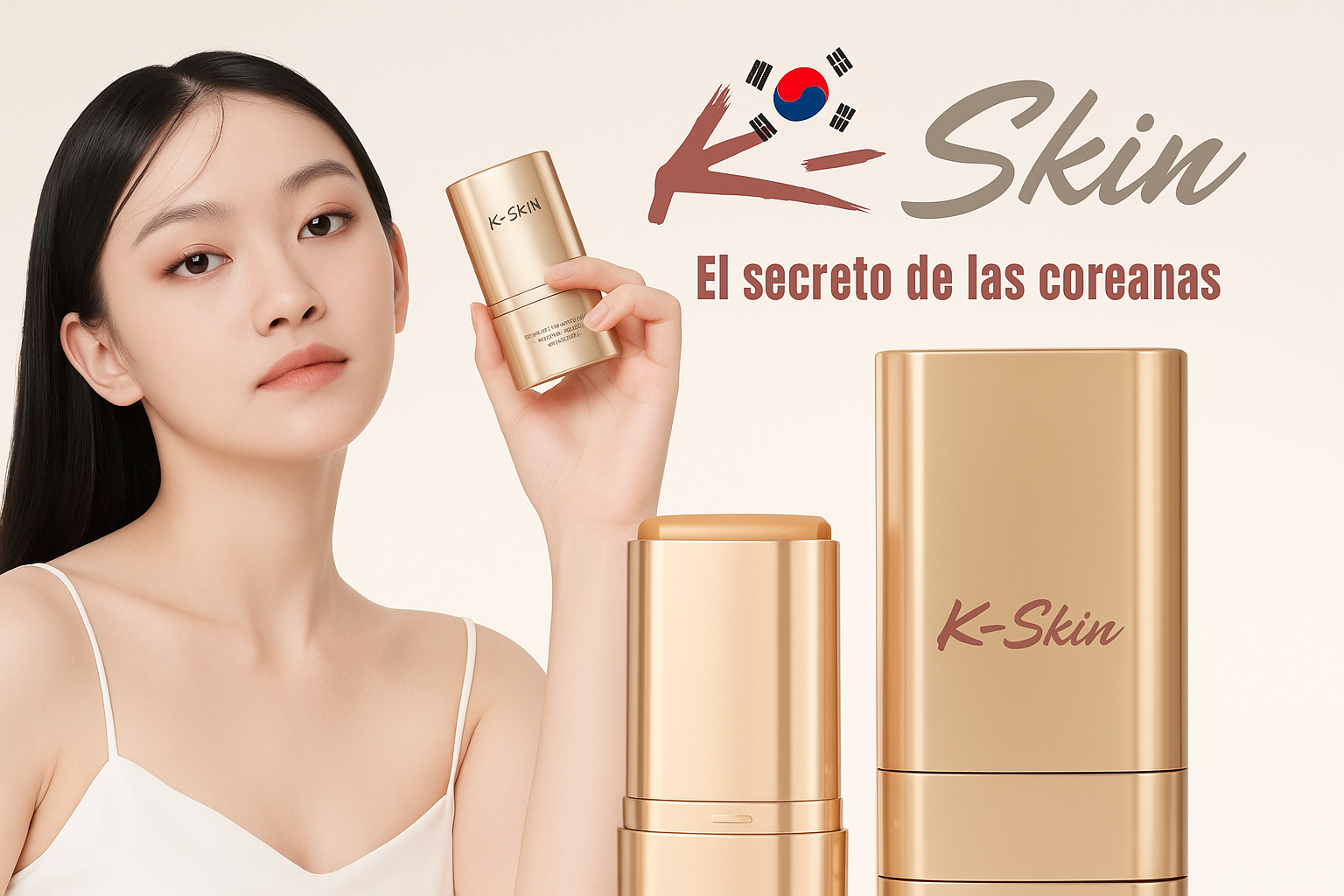 Base Coreana 2 en 1 - K-SKIN