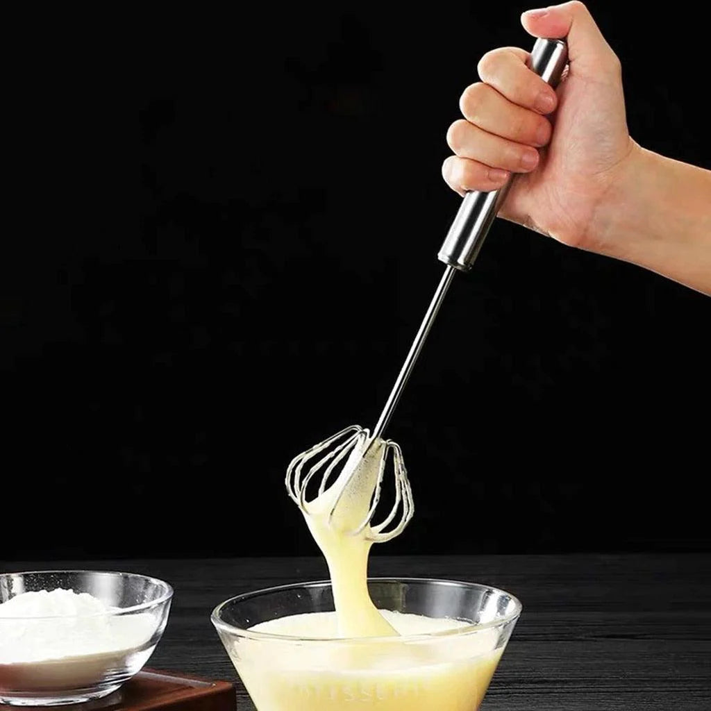 BATIDOR ROTATIVO MANUAL DE ACERO INOXIDABLE - EASY WHISK™